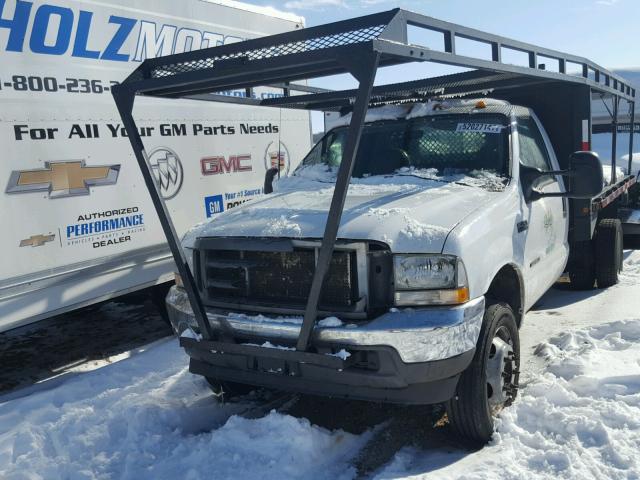 1FDXF46FX2ED66971 - 2002 FORD F450 SUPER WHITE photo 2