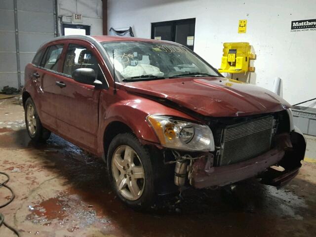 1B3HB48B17D258770 - 2007 DODGE CALIBER SX MAROON photo 1