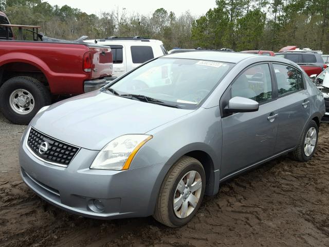 3N1AB61E28L688824 - 2008 NISSAN SENTRA 2.0 GRAY photo 2