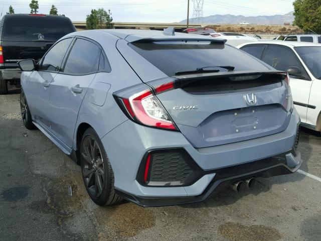 SHHFK7H97HU416221 - 2017 HONDA CIVIC SPOR BLUE photo 3