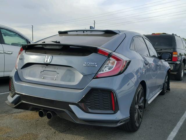 SHHFK7H97HU416221 - 2017 HONDA CIVIC SPOR BLUE photo 4