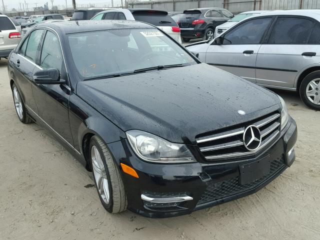 WDDGF4HB3EA936468 - 2014 MERCEDES-BENZ C 250 BLACK photo 1