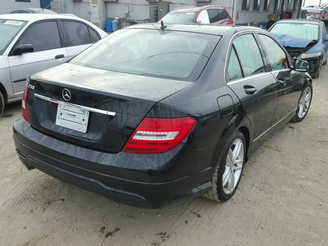 WDDGF4HB3EA936468 - 2014 MERCEDES-BENZ C 250 BLACK photo 4