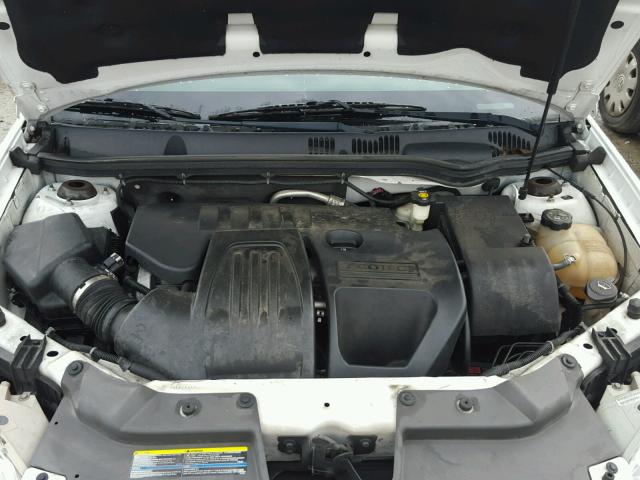 1G1AL55F877296109 - 2007 CHEVROLET COBALT LT WHITE photo 7