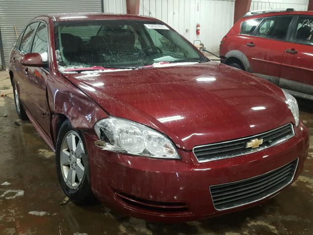 2G1WT57K691132874 - 2009 CHEVROLET IMPALA 1LT RED photo 1