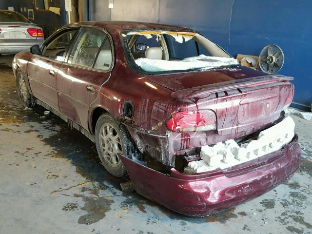 1G3WX52H1YF311693 - 2000 OLDSMOBILE INTRIGUE G RED photo 3