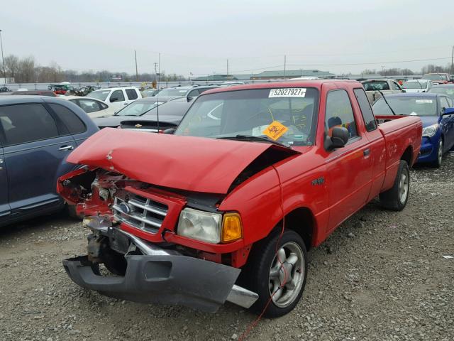 1FTCR14A0TPB32229 - 1996 FORD RANGER SUP RED photo 2