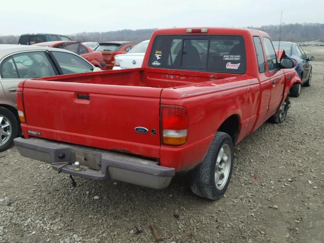 1FTCR14A0TPB32229 - 1996 FORD RANGER SUP RED photo 4