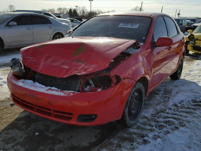 KL5JD66Z97K658454 - 2007 SUZUKI RENO BASE RED photo 2