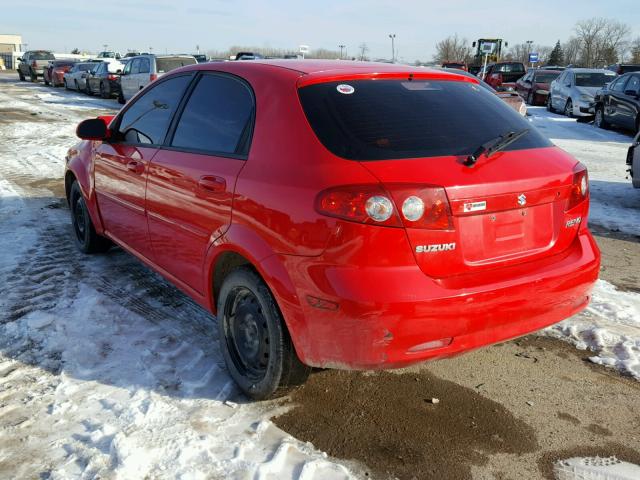 KL5JD66Z97K658454 - 2007 SUZUKI RENO BASE RED photo 3