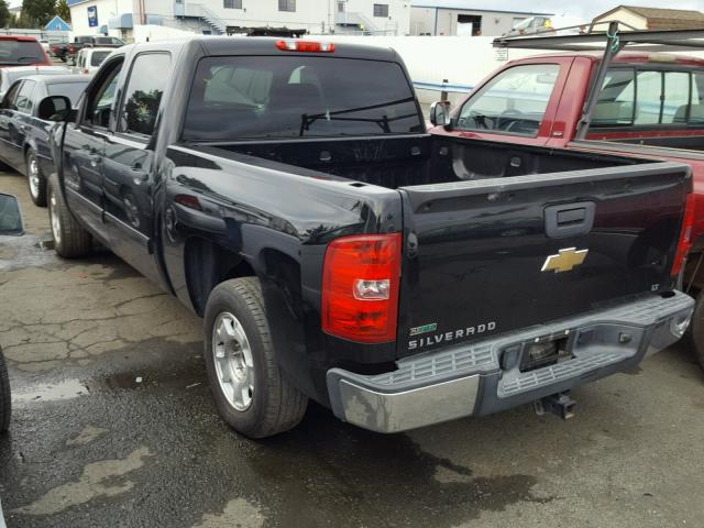 3GCRCSE09AG297530 - 2010 CHEVROLET SILVERADO BLACK photo 3