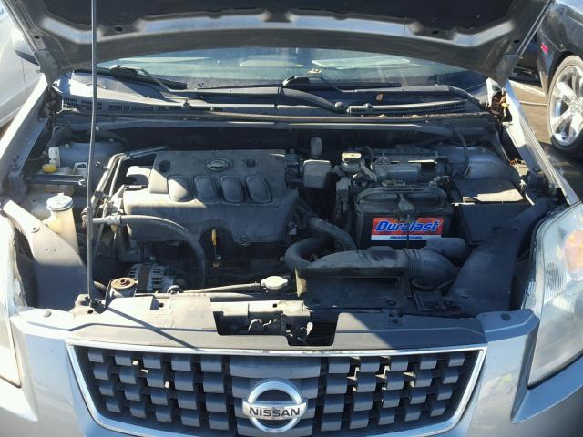 3N1AB61E88L618728 - 2008 NISSAN SENTRA 2.0 GRAY photo 7