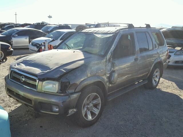 JN8DR09X22W653666 - 2002 NISSAN PATHFINDER GOLD photo 2