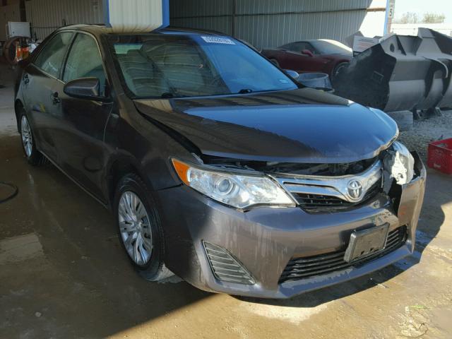 4T1BF1FK9DU271302 - 2013 TOYOTA CAMRY L GRAY photo 1