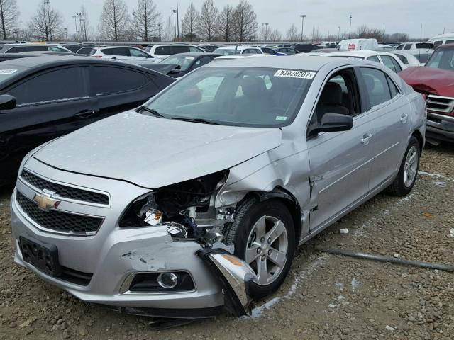 1G11B5SA2DU107480 - 2013 CHEVROLET MALIBU LS SILVER photo 2