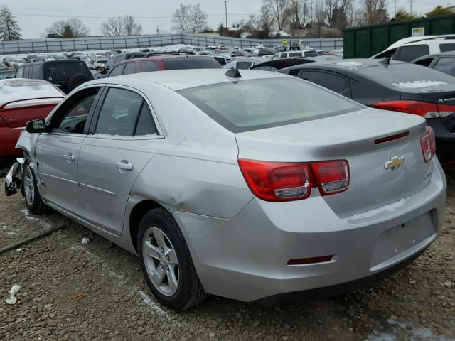 1G11B5SA2DU107480 - 2013 CHEVROLET MALIBU LS SILVER photo 3