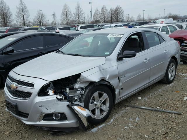1G11B5SA2DU107480 - 2013 CHEVROLET MALIBU LS SILVER photo 9