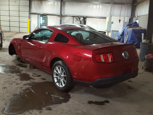 1ZVBP8AN3A5101628 - 2010 FORD MUSTANG RED photo 3