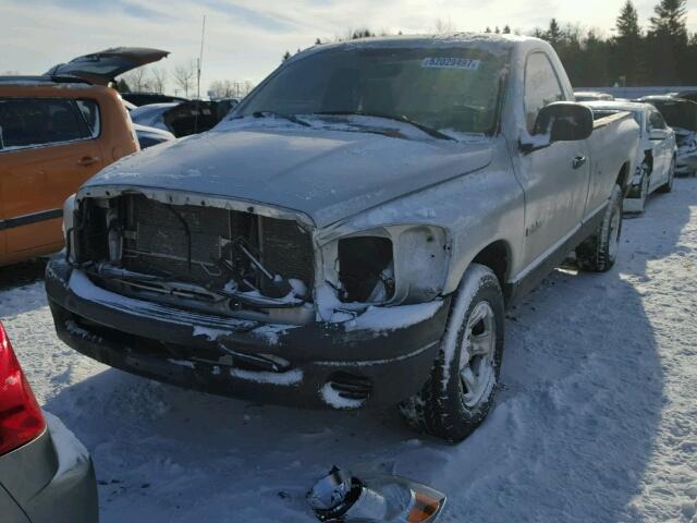 1D7HA16N68J194392 - 2008 DODGE RAM 1500 S SILVER photo 2