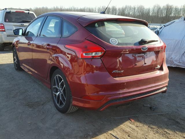 1FADP3K29GL368706 - 2016 FORD FOCUS SE RED photo 3