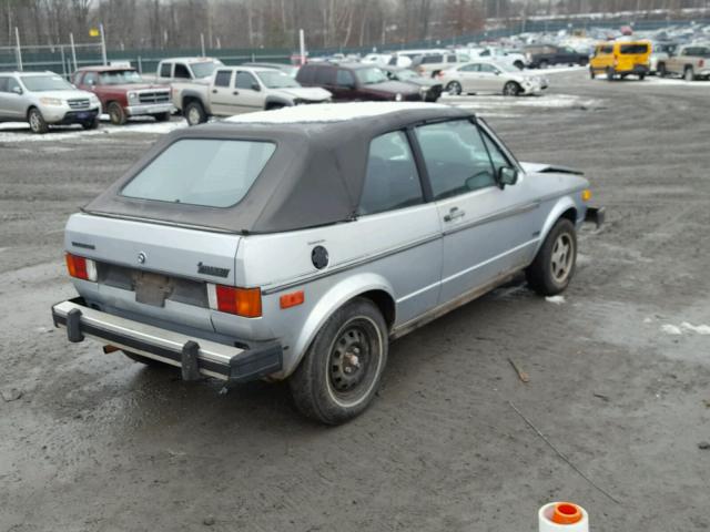 WVWCA0150DK002555 - 1983 VOLKSWAGEN RABBIT DEL SILVER photo 4