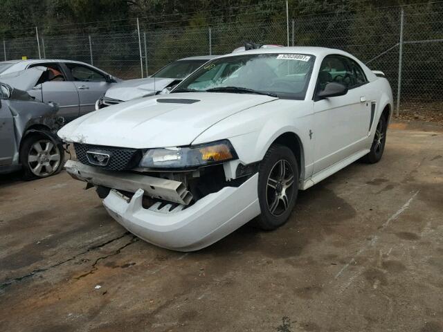 1FAFP40491F120805 - 2001 FORD MUSTANG WHITE photo 2