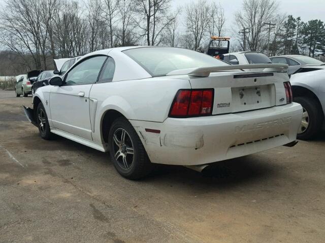 1FAFP40491F120805 - 2001 FORD MUSTANG WHITE photo 3