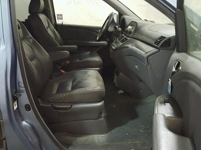 5FNRL38746B029979 - 2006 HONDA ODYSSEY EX BLUE photo 5