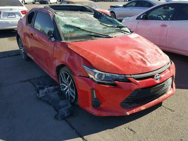 JTKJF5C71E3081761 - 2014 TOYOTA SCION TC 红色 照片 1