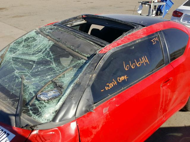 JTKJF5C71E3081761 - 2014 TOYOTA SCION TC 红色 照片 9