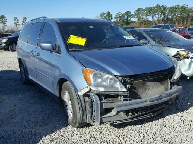 5FNRL384X9B055917 - 2009 HONDA ODYSSEY EX BLUE photo 1