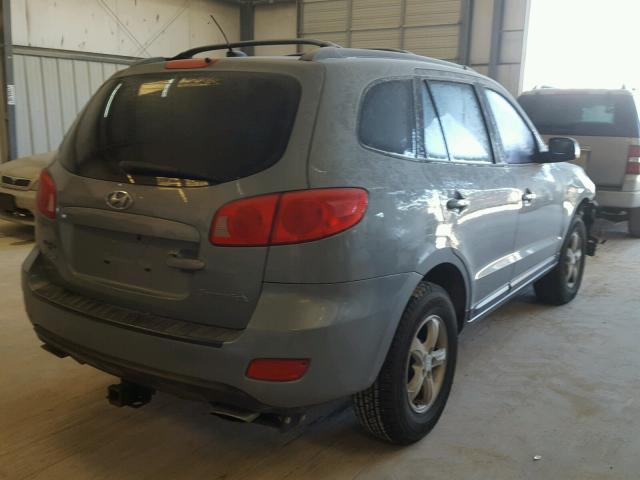 5NMSG13D27H082073 - 2007 HYUNDAI SANTA FE G GRAY photo 4