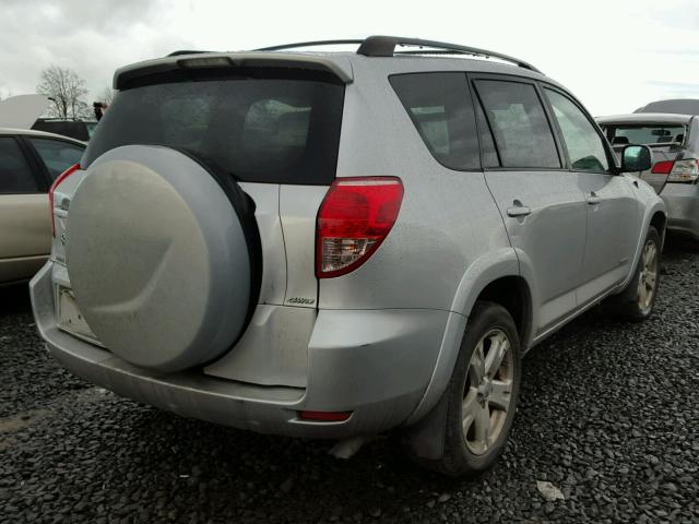 JTMBK32V866004722 - 2006 TOYOTA RAV4 SPORT SILVER photo 4