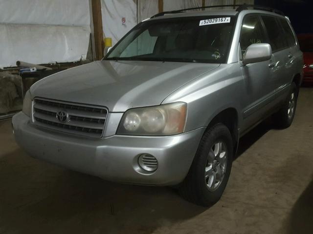 JTEHF21A430152531 - 2003 TOYOTA HIGHLANDER GRAY photo 2