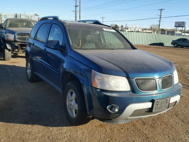 2CKDL73F676094073 - 2007 PONTIAC TORRENT TEAL photo 1