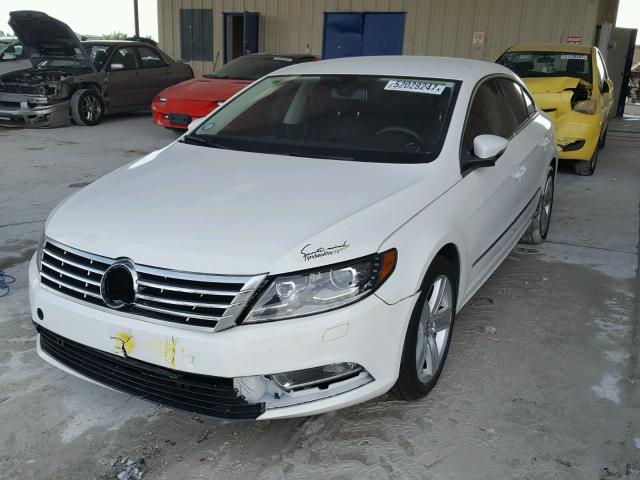 WVWBP7AN1EE529295 - 2014 VOLKSWAGEN CC SPORT WHITE photo 2