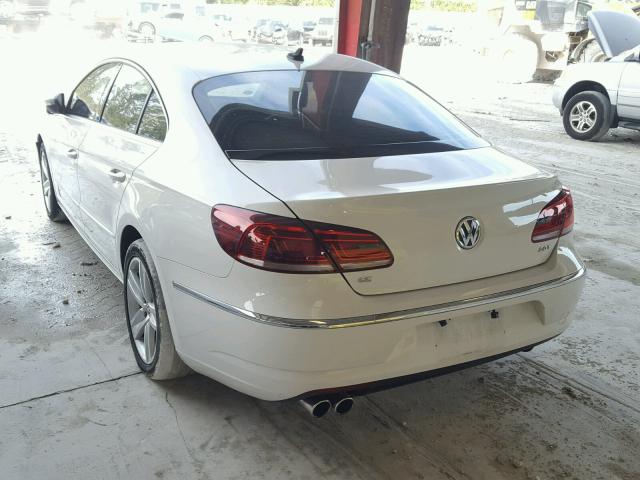 WVWBP7AN1EE529295 - 2014 VOLKSWAGEN CC SPORT WHITE photo 3