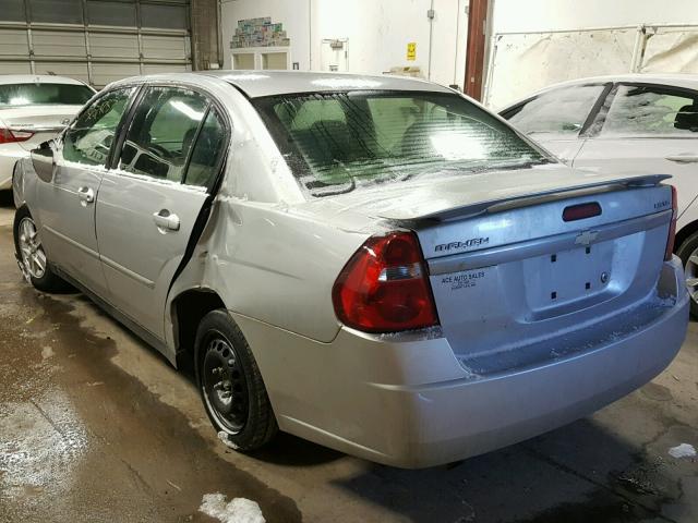 1G1ZT54835F114034 - 2005 CHEVROLET MALIBU LS SILVER photo 3