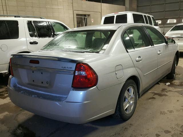 1G1ZT54835F114034 - 2005 CHEVROLET MALIBU LS SILVER photo 4