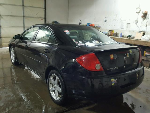 1G2ZG58N774144801 - 2007 PONTIAC G6 BASE BLACK photo 3