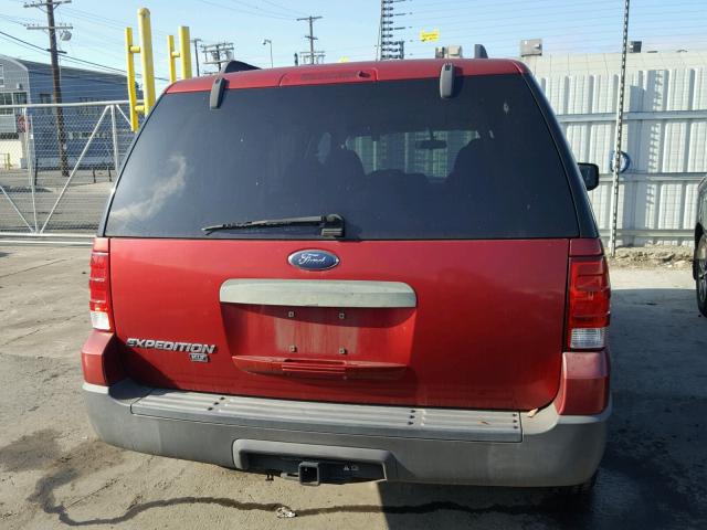 1FMPU13505LA49104 - 2005 FORD EXPEDITION RED photo 9