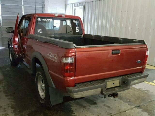 1FTZR15E11TA08048 - 2001 FORD RANGER SUP RED photo 3