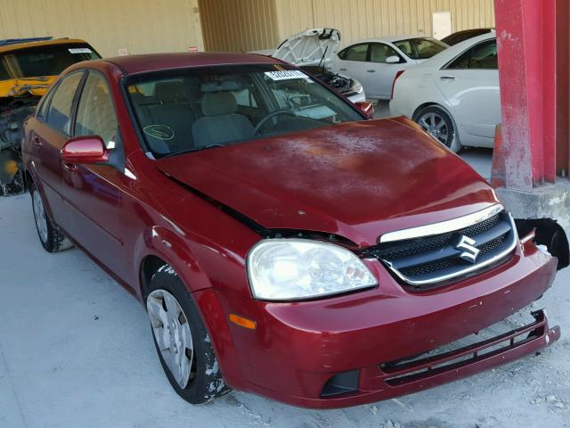 KL5JD56Z48K751409 - 2008 SUZUKI FORENZA BA BURGUNDY photo 1