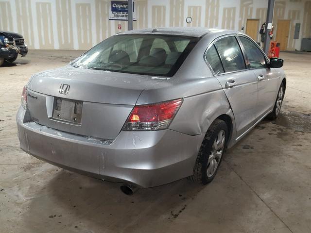 1HGCP268X9A016734 - 2009 HONDA ACCORD EXL SILVER photo 4