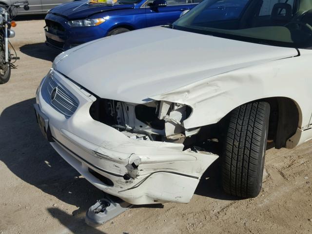 2G4WB55K521160132 - 2002 BUICK REGAL LS WHITE photo 9