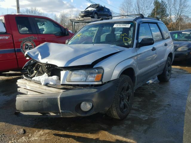 JF1SG63603H762294 - 2003 SUBARU FORESTER 2 SILVER photo 2