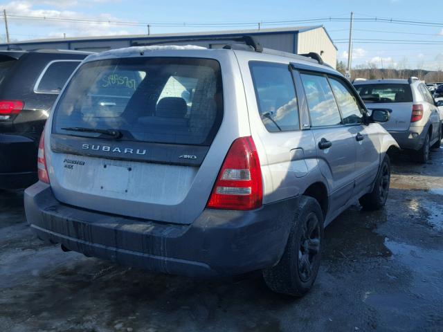 JF1SG63603H762294 - 2003 SUBARU FORESTER 2 SILVER photo 4