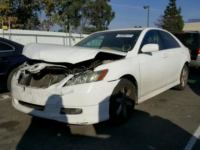 4T1BE46K47U602148 - 2007 TOYOTA CAMRY NEW WHITE photo 2