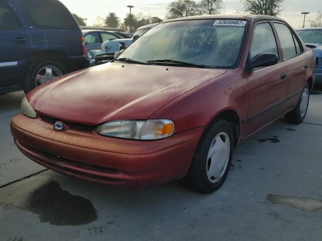 1Y1SK52882Z425060 - 2002 CHEVROLET GEO PRIZM BURGUNDY photo 2