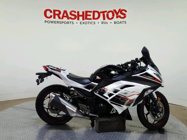 JKAEX8A13EA008581 - 2014 KAWASAKI EX300 A WHITE photo 1